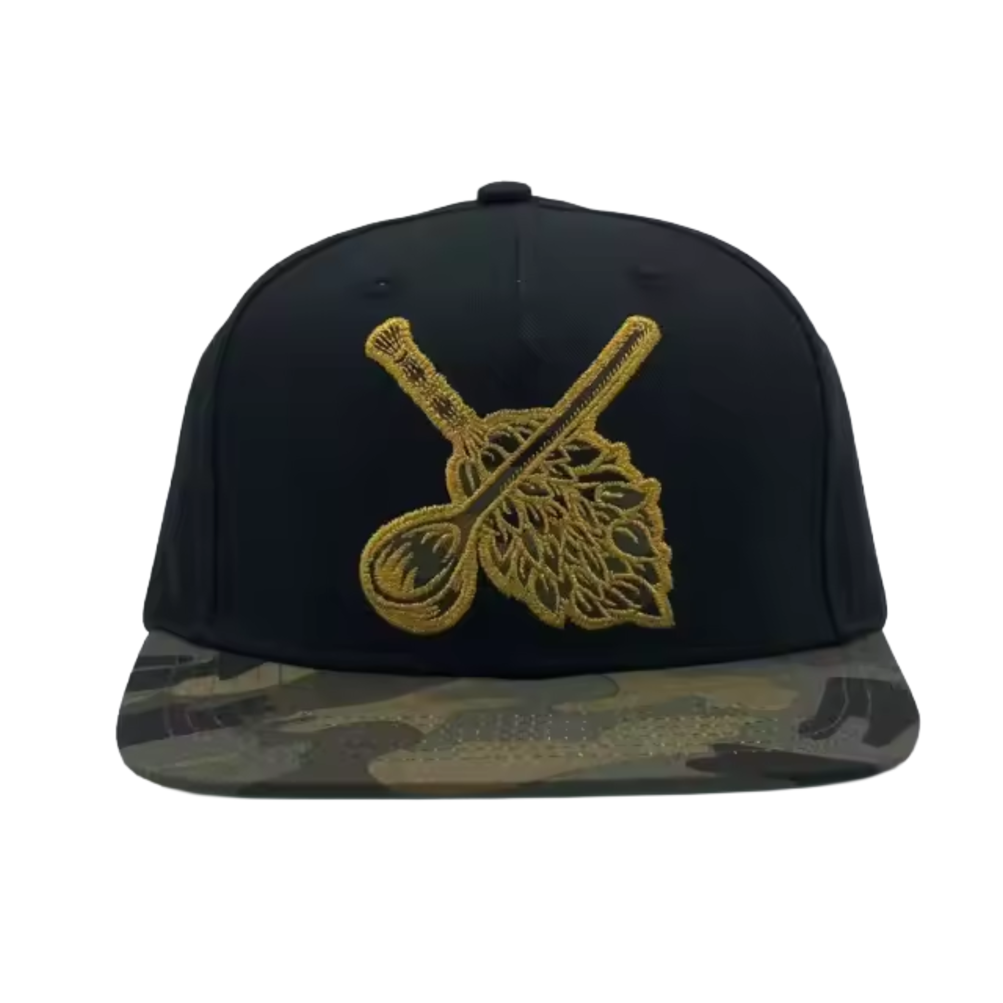 Gold camo baseball cap