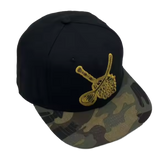 Gold camo baseball cap