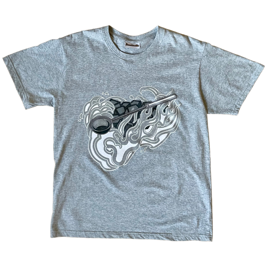 Savusauna löyly grey t-shirt