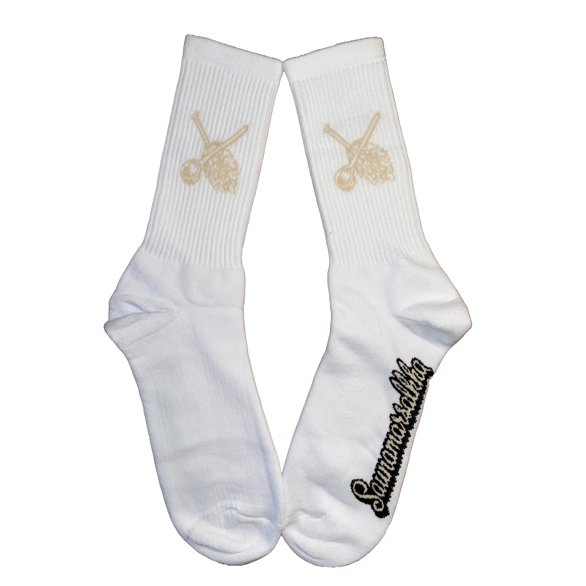 Sauna socks outer side