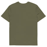 sauna print army green back