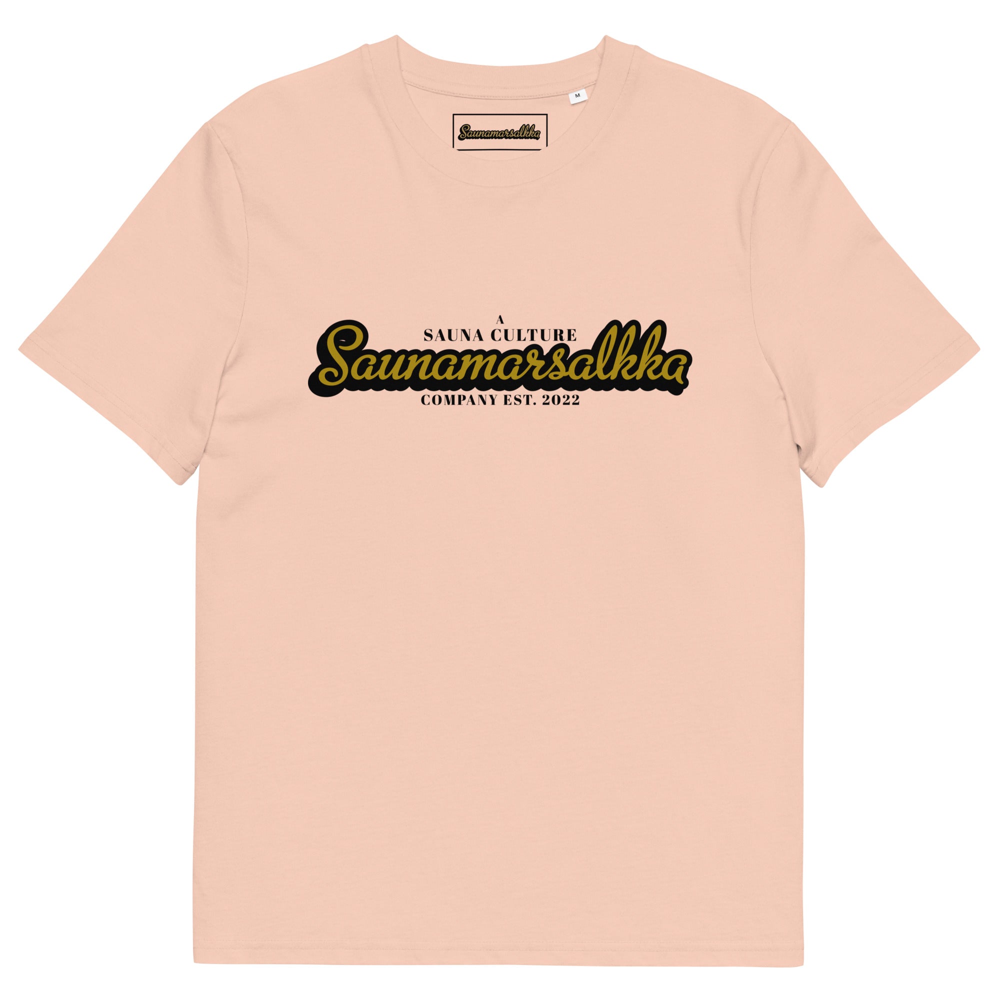 sauna print peach